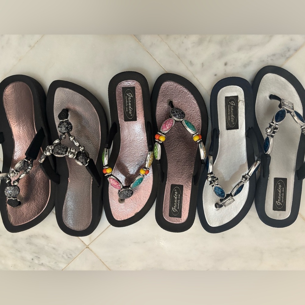 7 Pair Bundle of Grandco Sandals